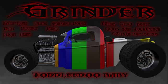 ::SSD:: Grinder TD Baby copy/mod no trans (Boxed)