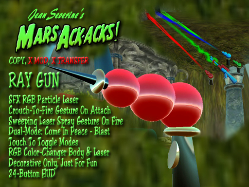 Mars Ack-Acks 07 Ray Gun BOXED