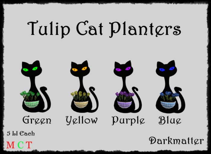 Tulip Cat Planters