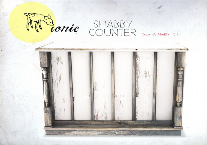 ionic : Shabby Counter