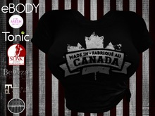 Flawed - Made In Canada Black Top - Female