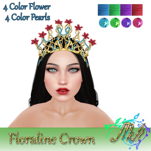 {Melt} Floraline Crown
