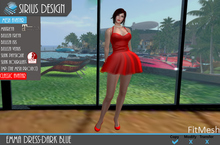 Sirius Design Emma Dress Red Boxed