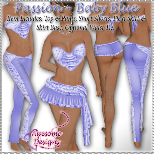 *Awesome Designs Passion In Baby Blue