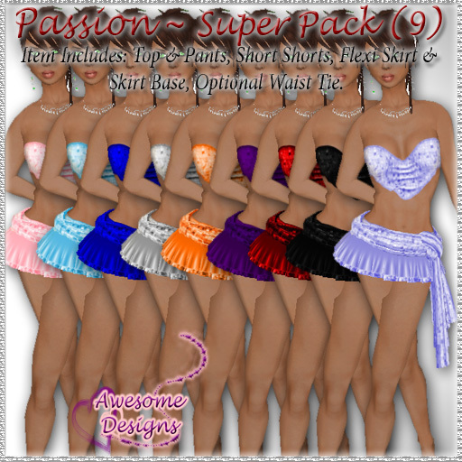 *Awesome Designs Passion In Super Pack - 9 Sets