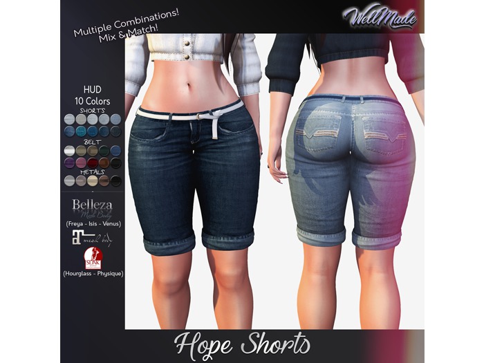 [WellMade] Hope Shorts - HUD 10 Colors