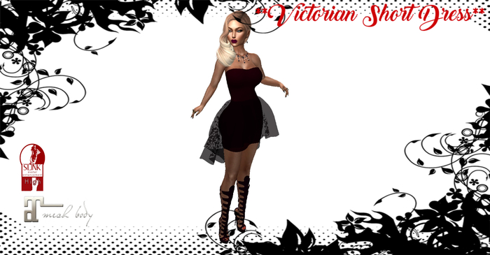 **Victorian Short Dress