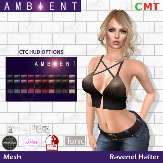 [AMBI] Mesh Ravenel Halter (BOXED)