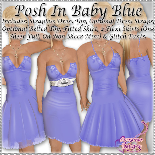 *Awesome Designs Posh In Baby Blue