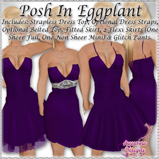*Awesome Designs Posh In Eggplant