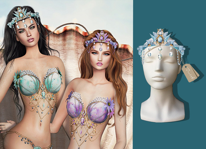 =Zenith=Siren Mermaid Headpiece (Sea)