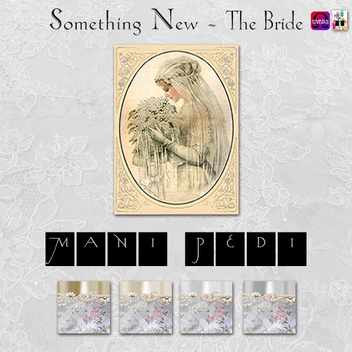 ~Mani Pedi~ Something New - The Bride Polish - Omega HUD