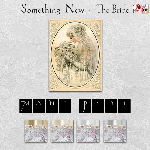~Mani Pedi~ Something New - The Bride Polish - Slink HUD