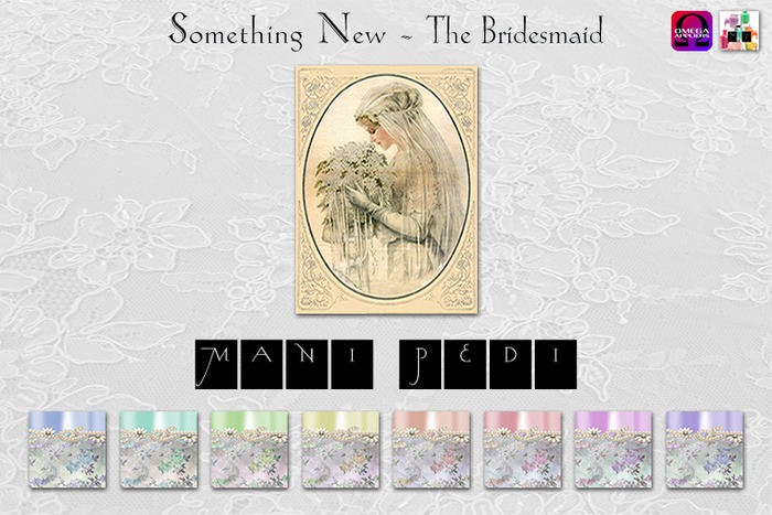 ~Mani Pedi~ Something New - The Bridesmaid Polish - Omega HUD