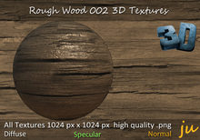 JU Rough Wood 002 3D Textures Full Perm