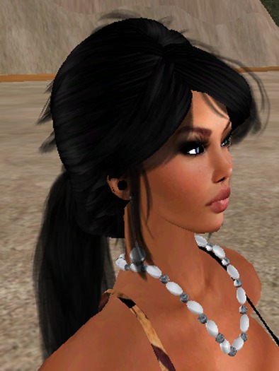 cabelo catwa preto liso