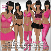 *Awesome Designs Irresistible 16 Piece Hot Pink & Black