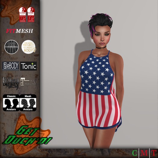 GD - USA Flag Tank Dress