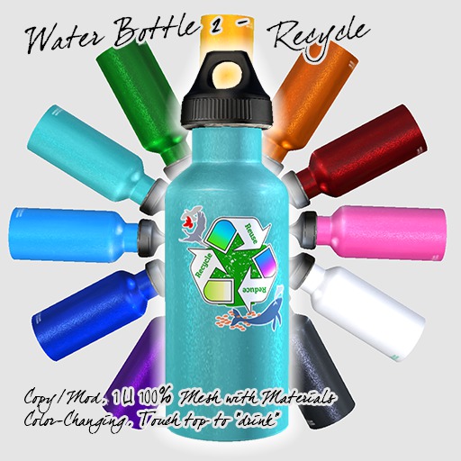 R(S)W Water Bottle 2 Recycle