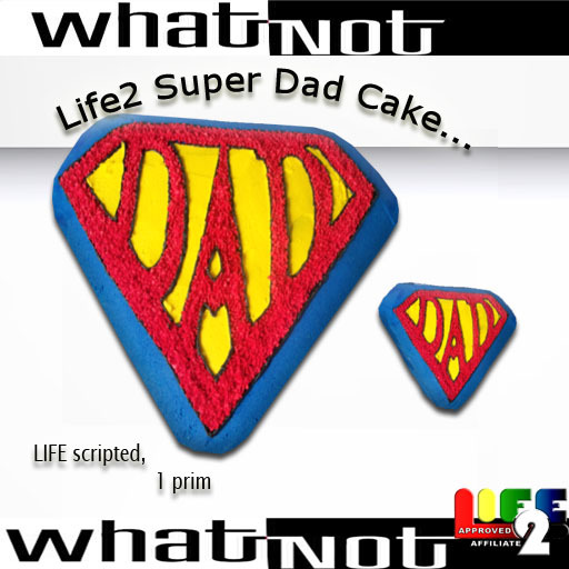 WhatNot Box Life2 Super Dad Cake (Large) N 1