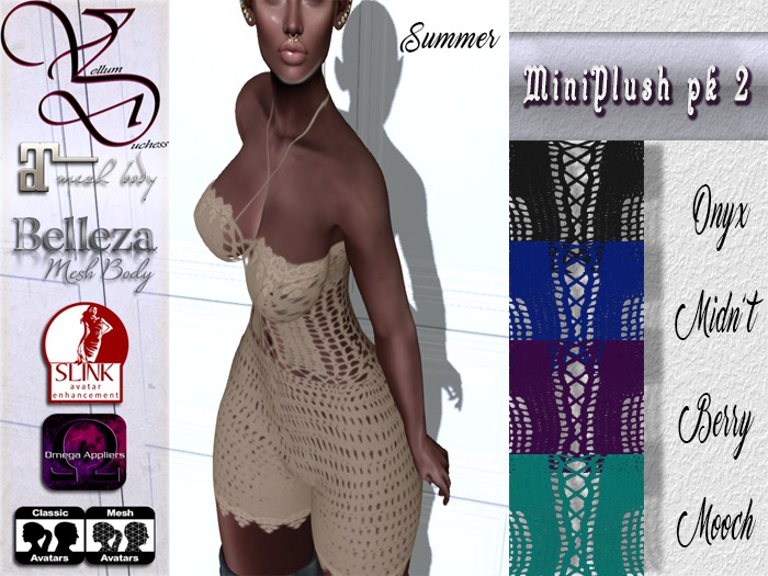 {V-D} Summer Romper MiniPlush Pack [2]