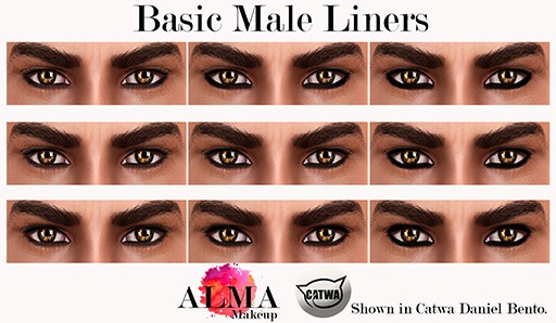 ALMA Makeup - Basic Male Liners - Catwa