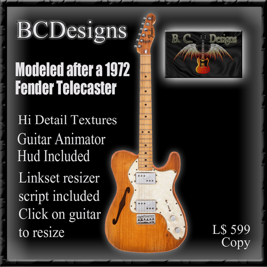 BCD 72 Tele Guitar