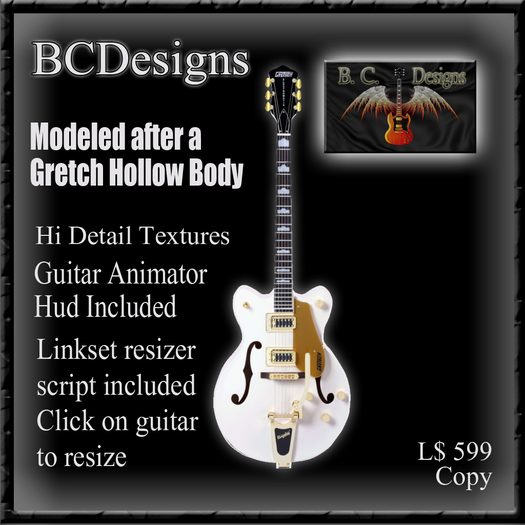 BCD Gretch Hollow Body (Boxed)