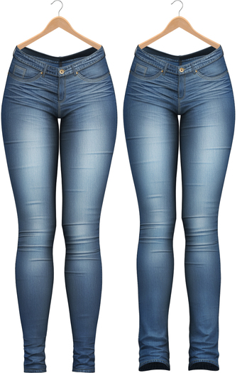 Blueberry - DWL Jeans - Classic Pack - Maitreya, Belleza (All), Slink Physique Hourglass - ( Mesh ) - Dark Blue