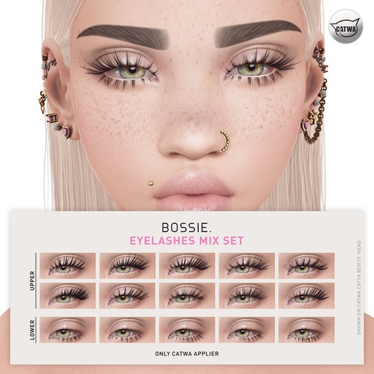 Bossie. eyelashes mix set [catwa] (wear me)