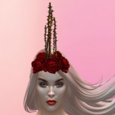 *LODE* Head Accessory - Eucalyptus & Roses Crown [hearts]