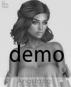 Second Life Marketplace - Bens Hair Style - Anastazia Hair Demo