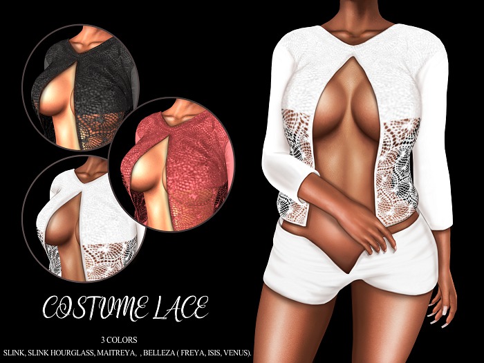 .KAROL ROSE. costume lace