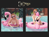 Flamingo float poses 3 mkt