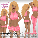 *Awesome Designs Naughty Girl In Bubblegum Pink