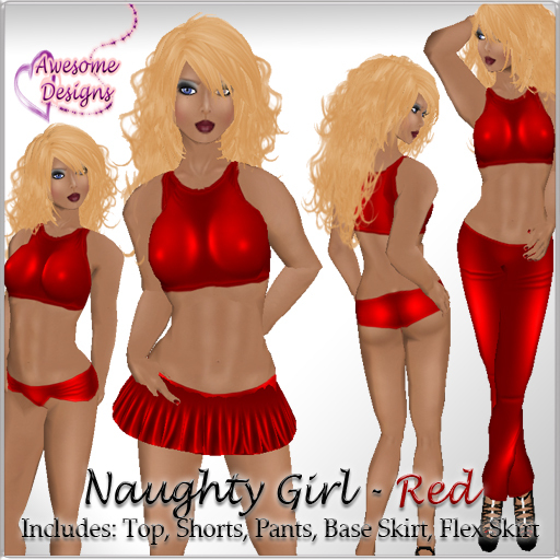 *Awesome Designs Naughty Girl In Red