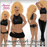 *Awesome Designs Naughty Girl In Black