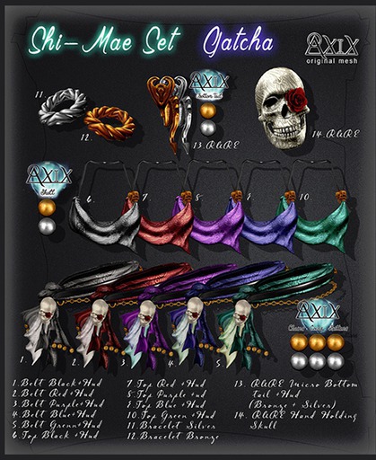 ::Axix:: Shi-Mae Top {Blue}