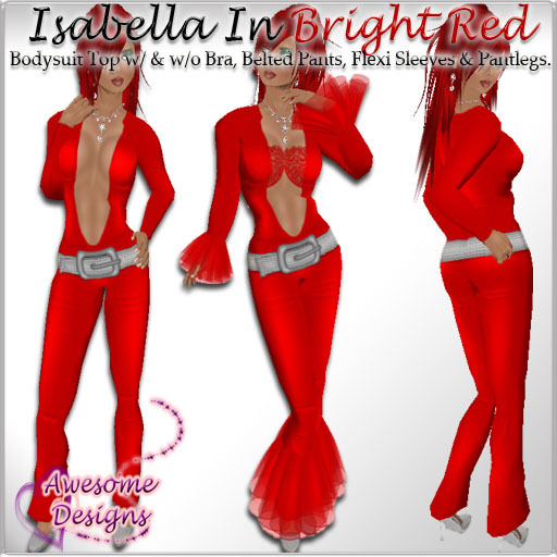 *Awesome Designs Isabella In Bright Red