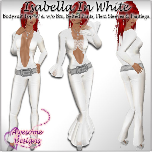 *Awesome Designs Isabella In White