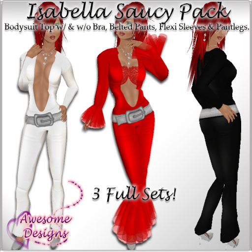 *Awesome Designs Isabella Saucy Pack - 3 Sets