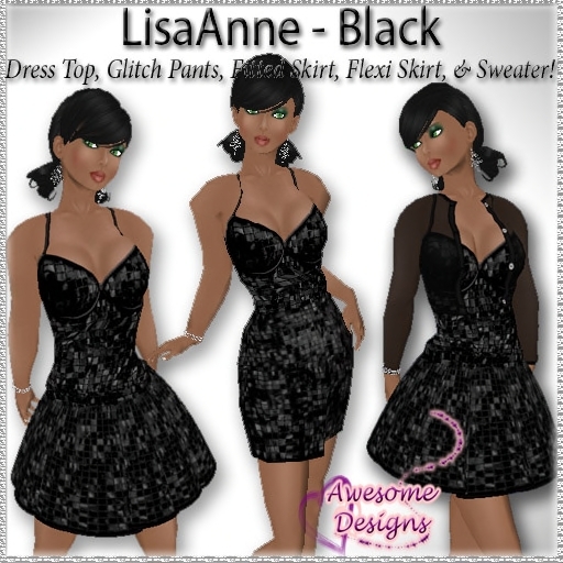 *Awesome Designs LisaAnne In Black