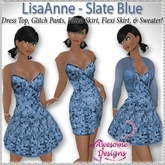 *Awesome Designs LisaAnne In Slate Blue