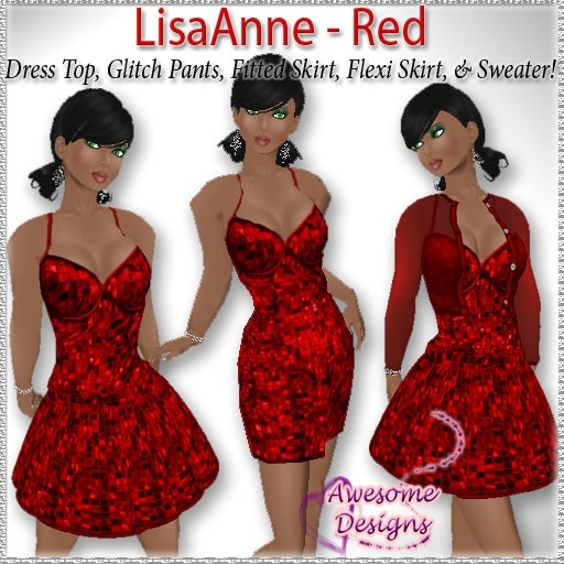 *Awesome Designs LisaAnne In Red