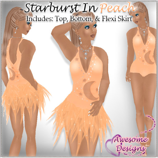 *Awesome Designs Starburst In Peach
