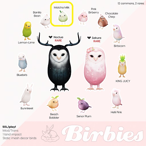 +Half-Deer+ Birbies - Matcha Milk