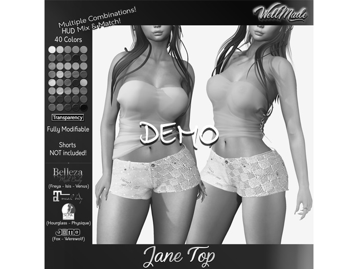 [WellMade] Jane Top DEMO