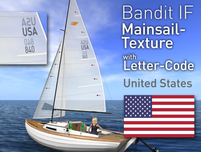 Bandit IF - Mainsail-Texture USA