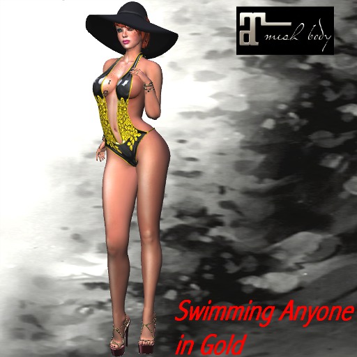 Swimming Anyone in Gold