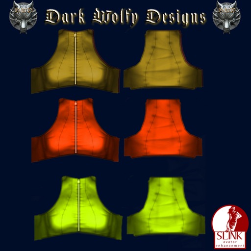 <DWD> Zippered Halter - Yellow (Slink)